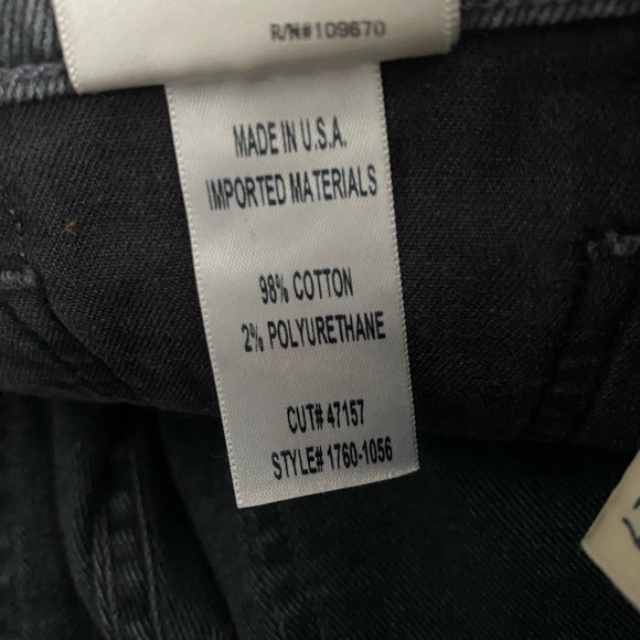 Citizens of Humanity Olivia Crop High Rise Slim Straight Silvermist 27 - Picture 4 of 5